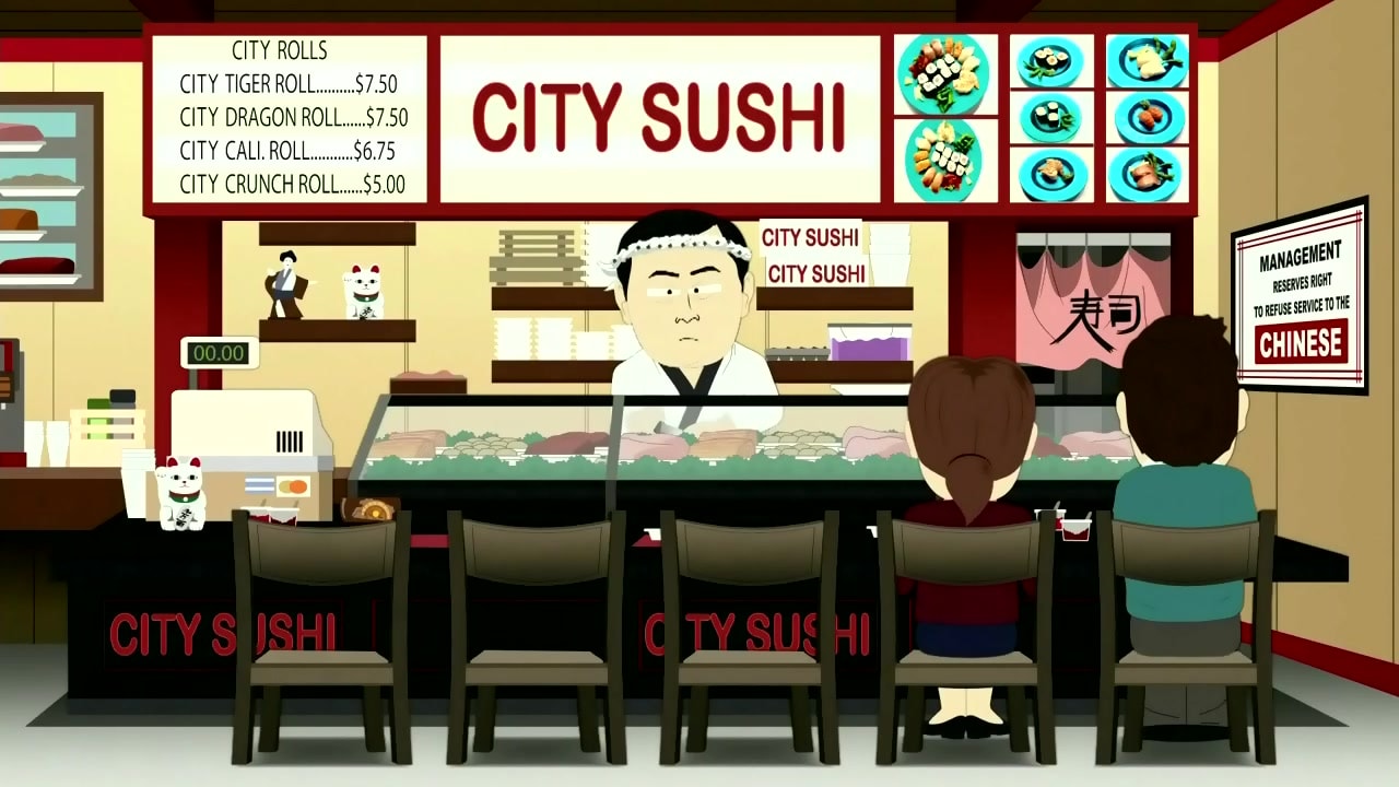 Web central area/city area. City Sushi