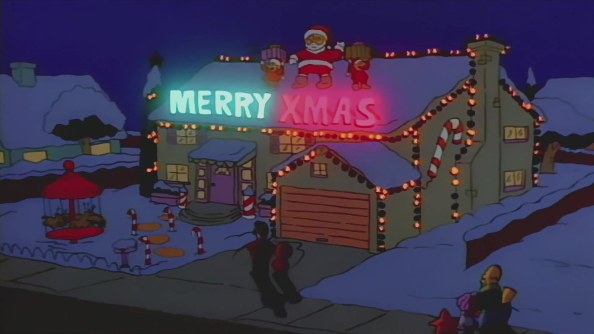 The Simpsons Christmas Lights