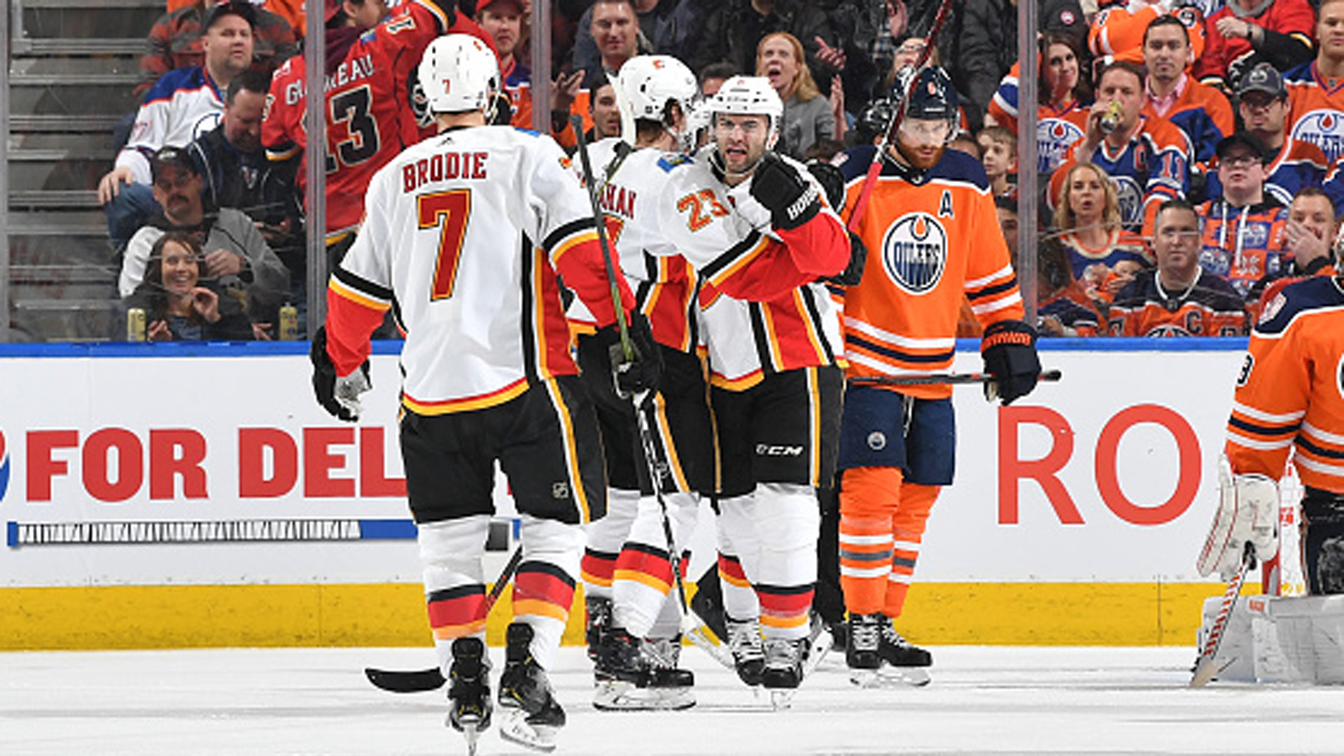 Flames flex their muscles against overmatched Oilers
