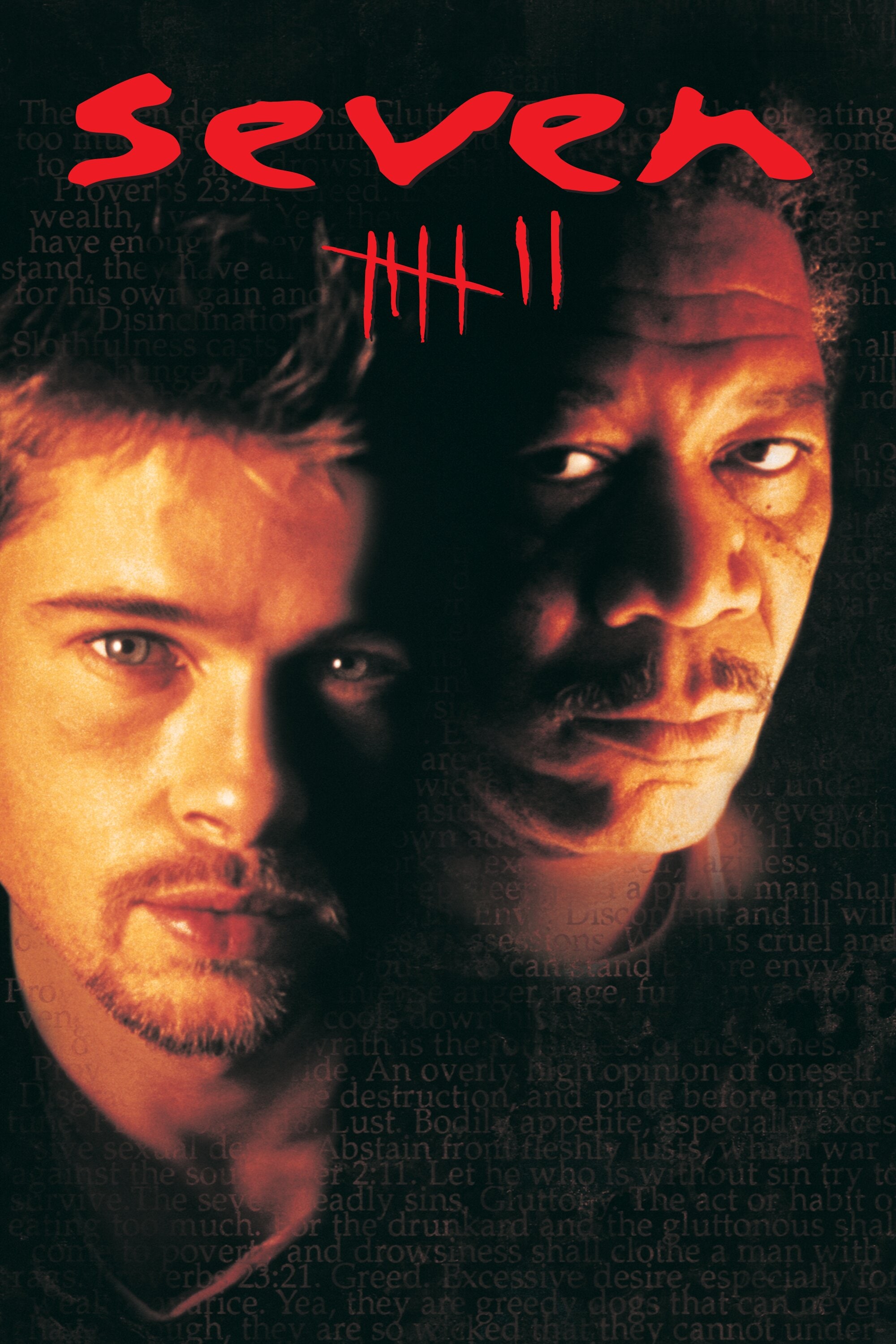 Les 7 Peches Capitaux Film Morgan Freeman Se7en