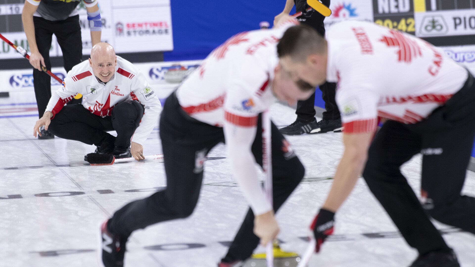 World Men's Curling Championship Draw 10 Germany 4, Canada 7 Video