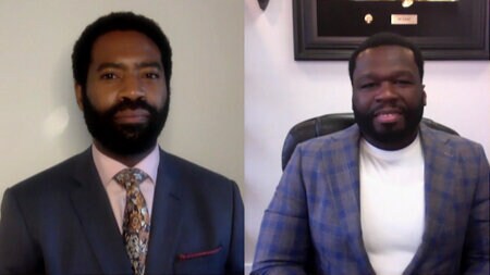 Nicholas Pinnock and Curtis ’50 Cent’ Jackson meditate on racism in America Nicholas Pinnock and Curtis ’50 Cent’ Jackson meditate on racism in America