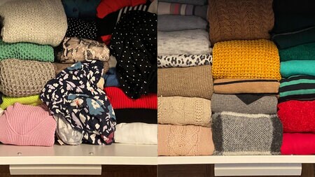 This mom's closet was a total disaster, but look at it now This mom's closet was a total disaster, but look at it now