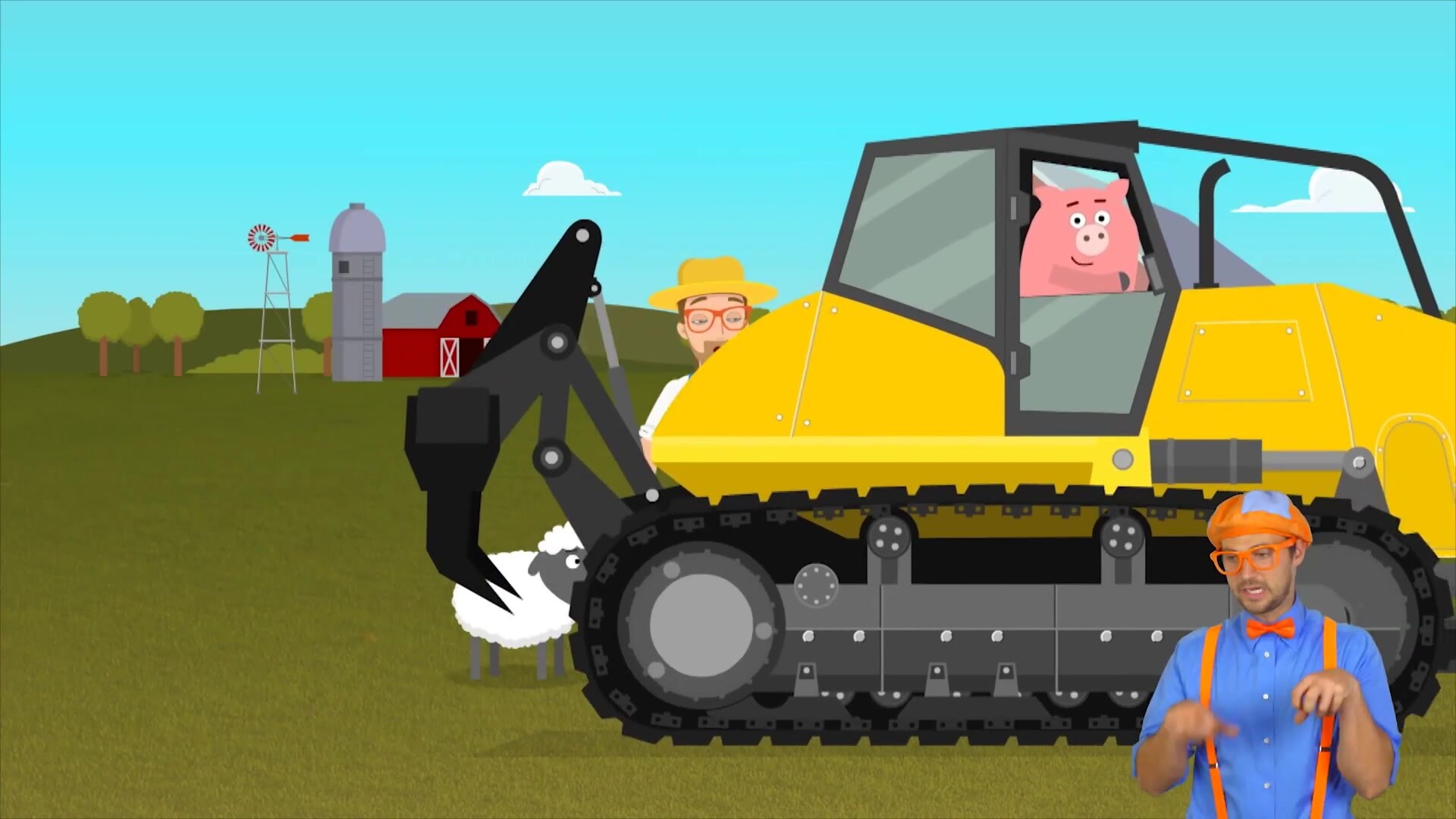 blippi snowmobile toy