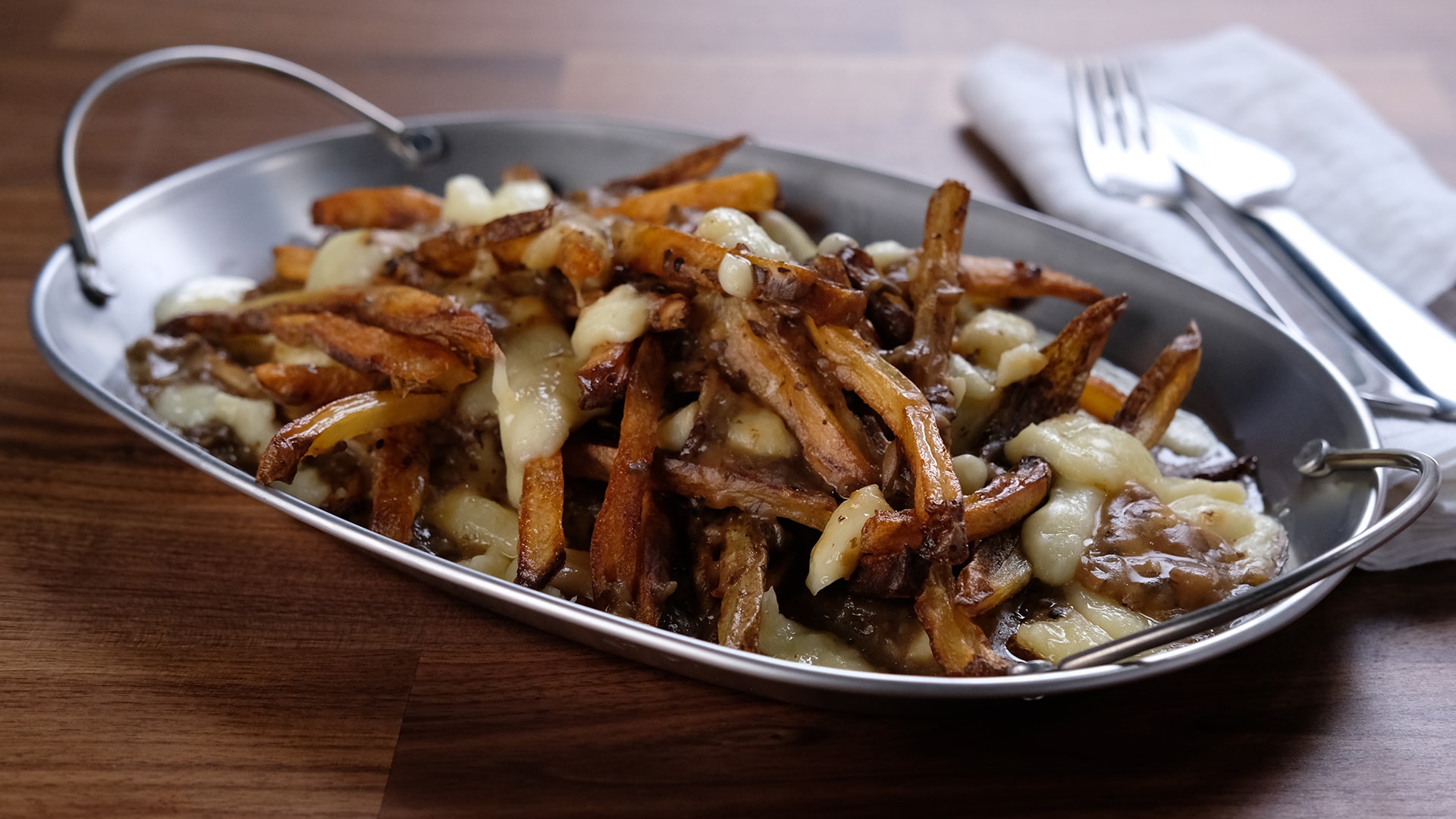 Mary In A Minute Poutine with Mushroom Gravy