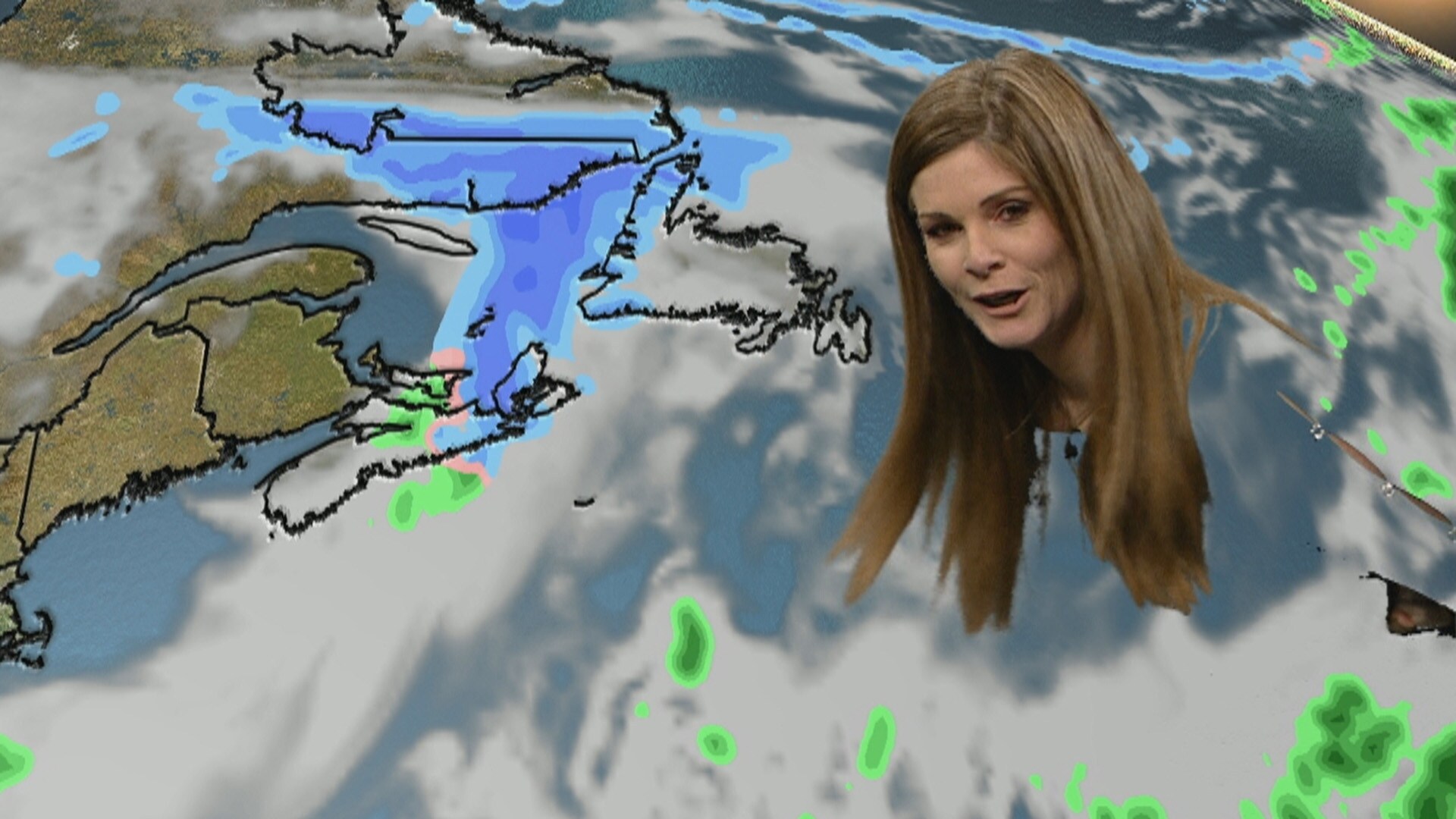 CTV Your Morning No weather person means our host can finally play with the green screen CTV