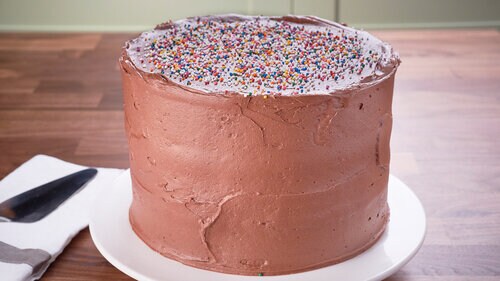 Mary In A Minute: Chocolate Malted Cake Mary In A Minute: Chocolate Malted Cake