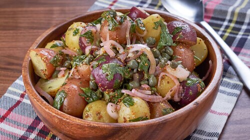 Mary In A Minute: Warm Potato Salad Mary In A Minute: Warm Potato Salad