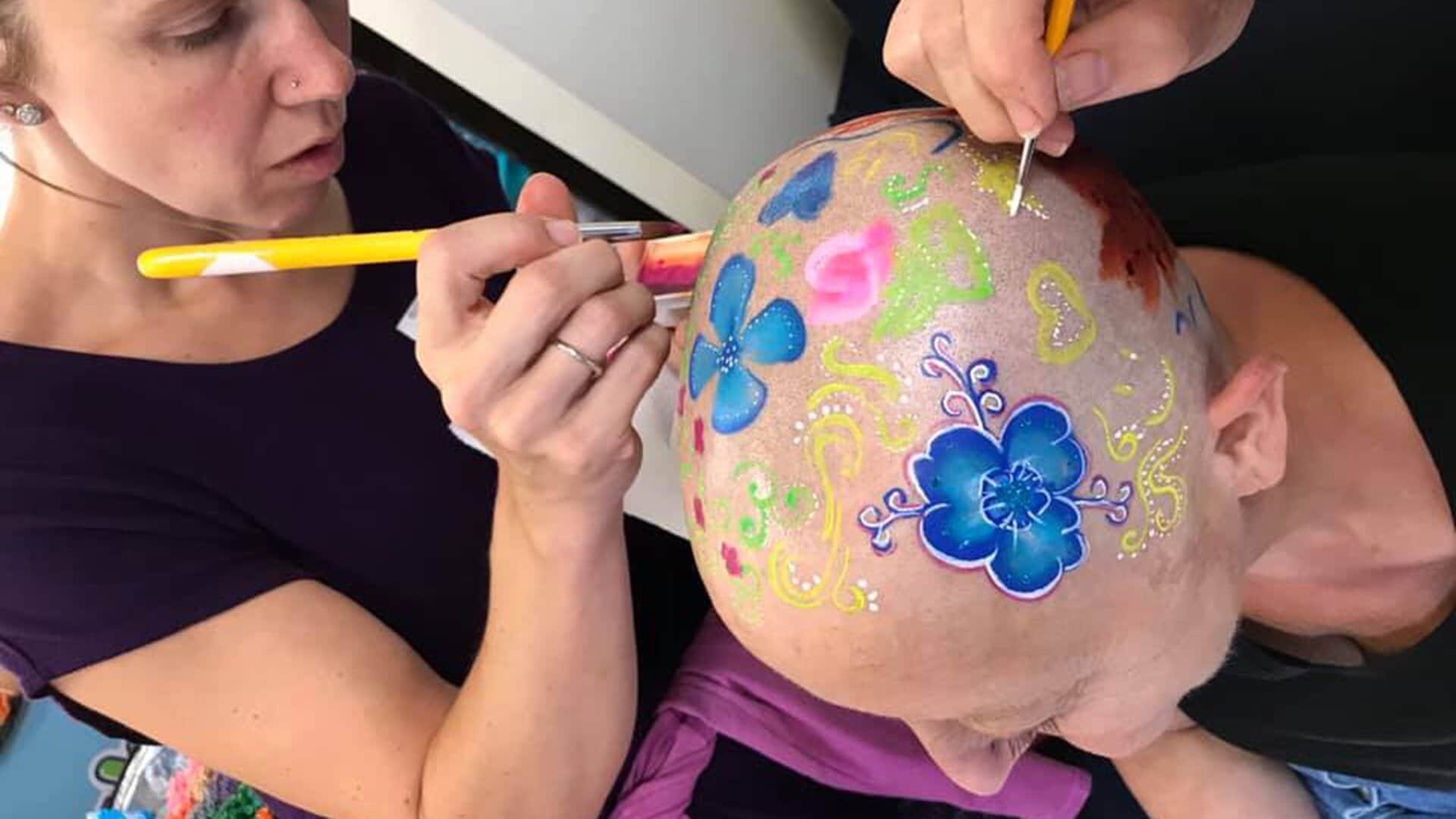 How this cancer survivor used art in a surprising way to maintain a positive outlook