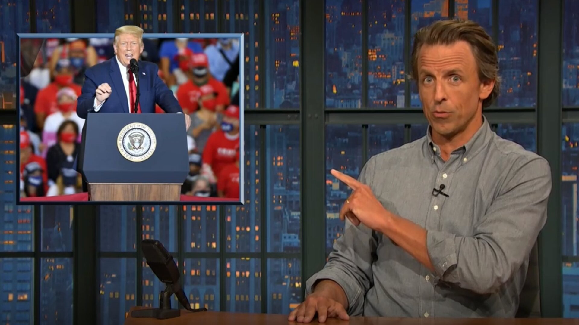 Clips: A Closer Look At Trump Holding An Indoor Rally As Wildfires And The Pandemic Rage