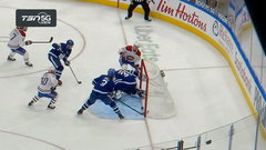 TSN 5G View: Holl stops puck on goal line to deny goal