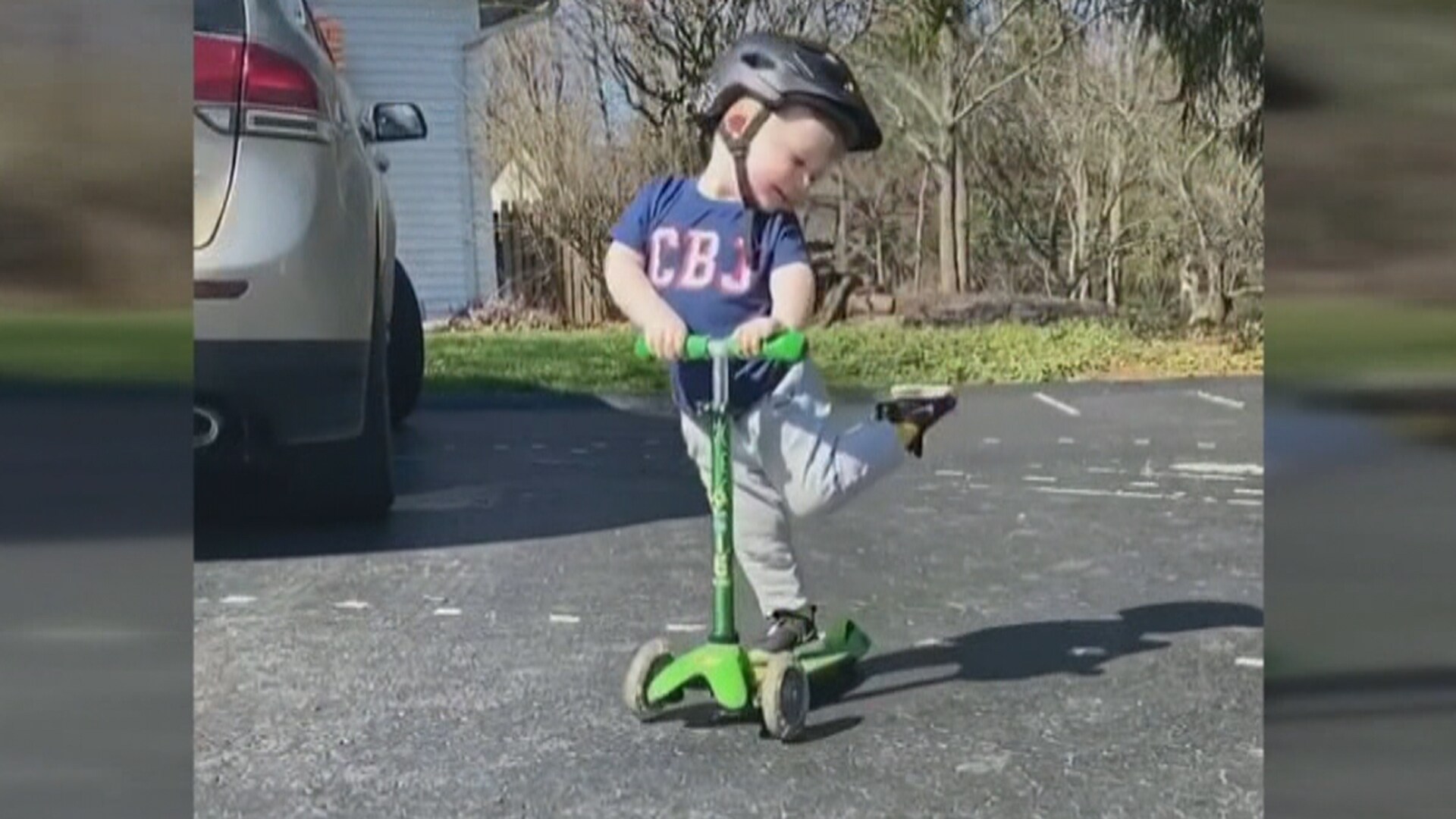 CTV Your Morning Hilarious kid rides scooter with flair CTV