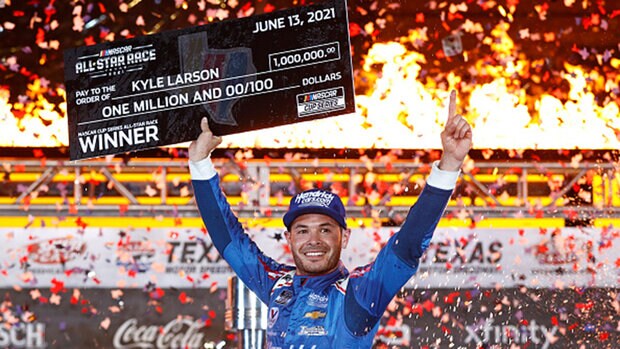 Larson wins second career NASCAR All-Star race