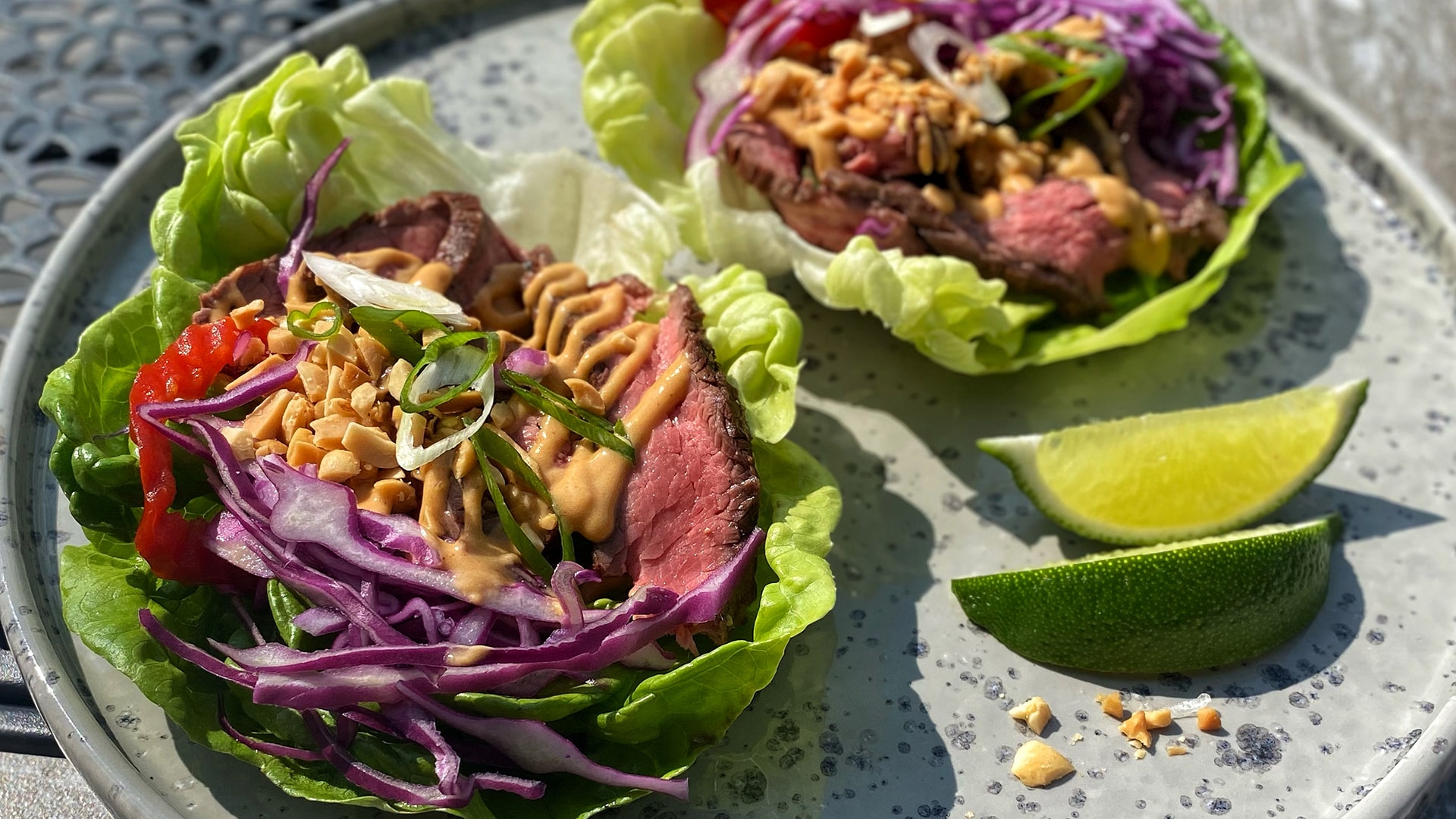 CTV Your Morning Charred flank steak lettuce wraps with magic peanut