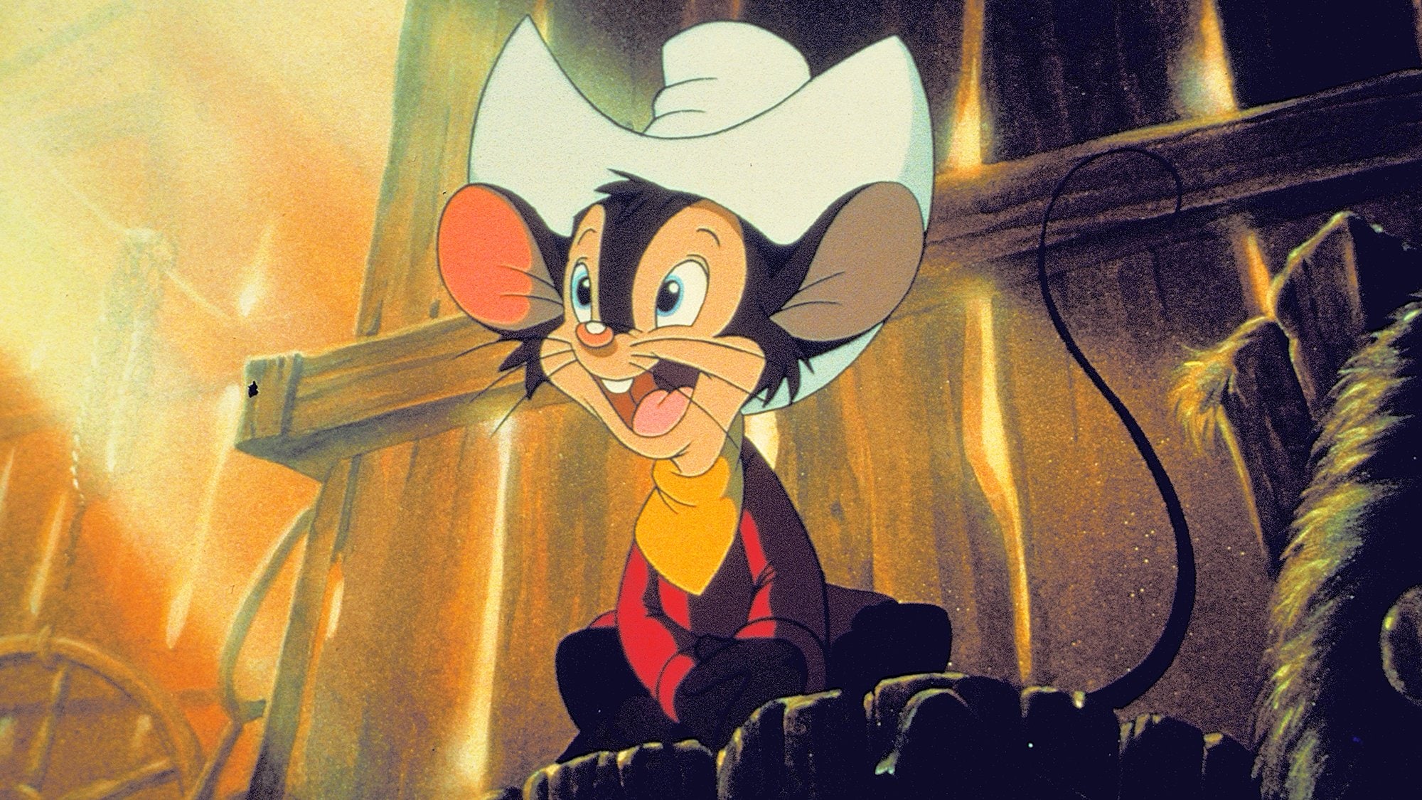  An American Tail - Fievel Goes West : Dom DeLuise, Amy Irving,  James Stewart, John Cleese, Jon Lovitz, Phillip Glasser, Nehemiah Persoff,  Cathy Cavadini, Erica Yohn, Simon Wells, Phil Nibbelink, Steven