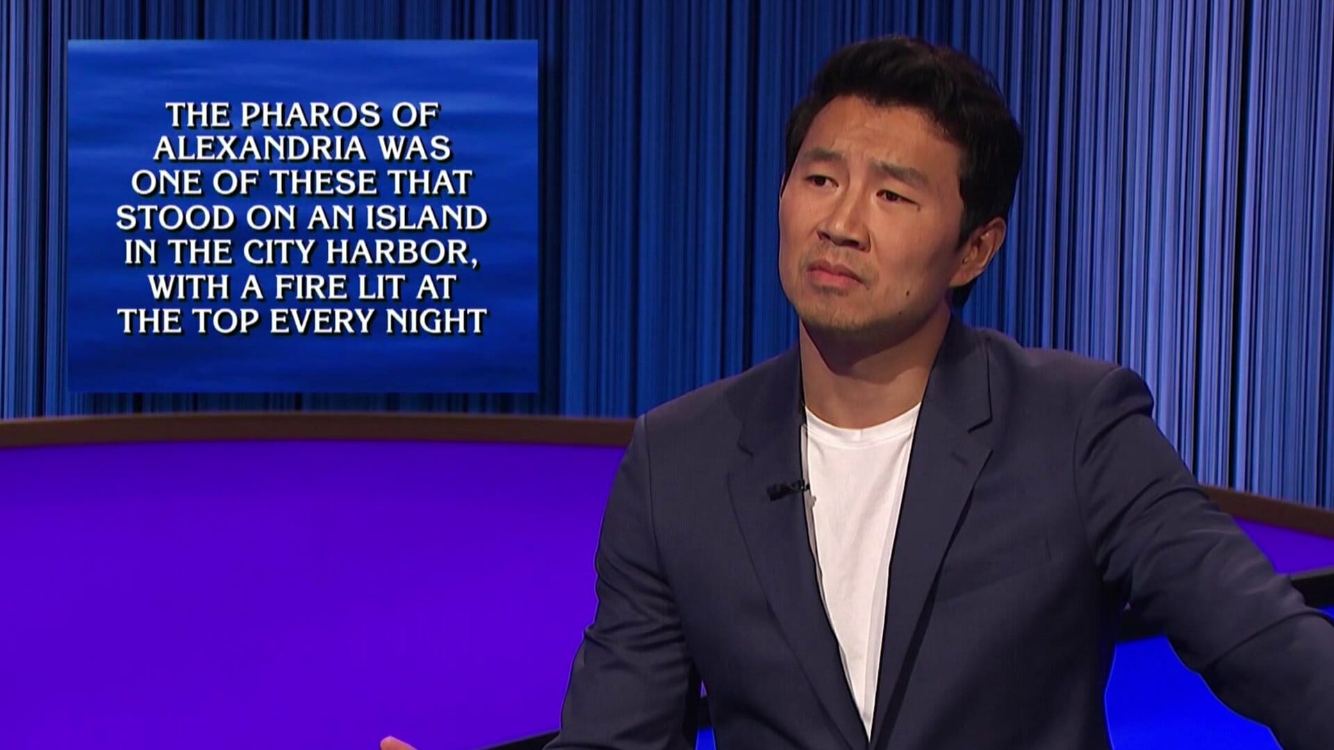 Celebrity Jeopardy! S1E4 Semifinal 1 Ike Barinholtz, Iliza