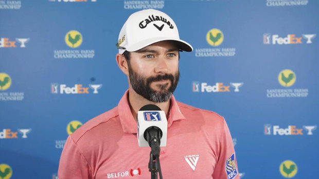 Hadwin on giving himself a shot tomorrow: 'I'd like to find a few more fairways' 