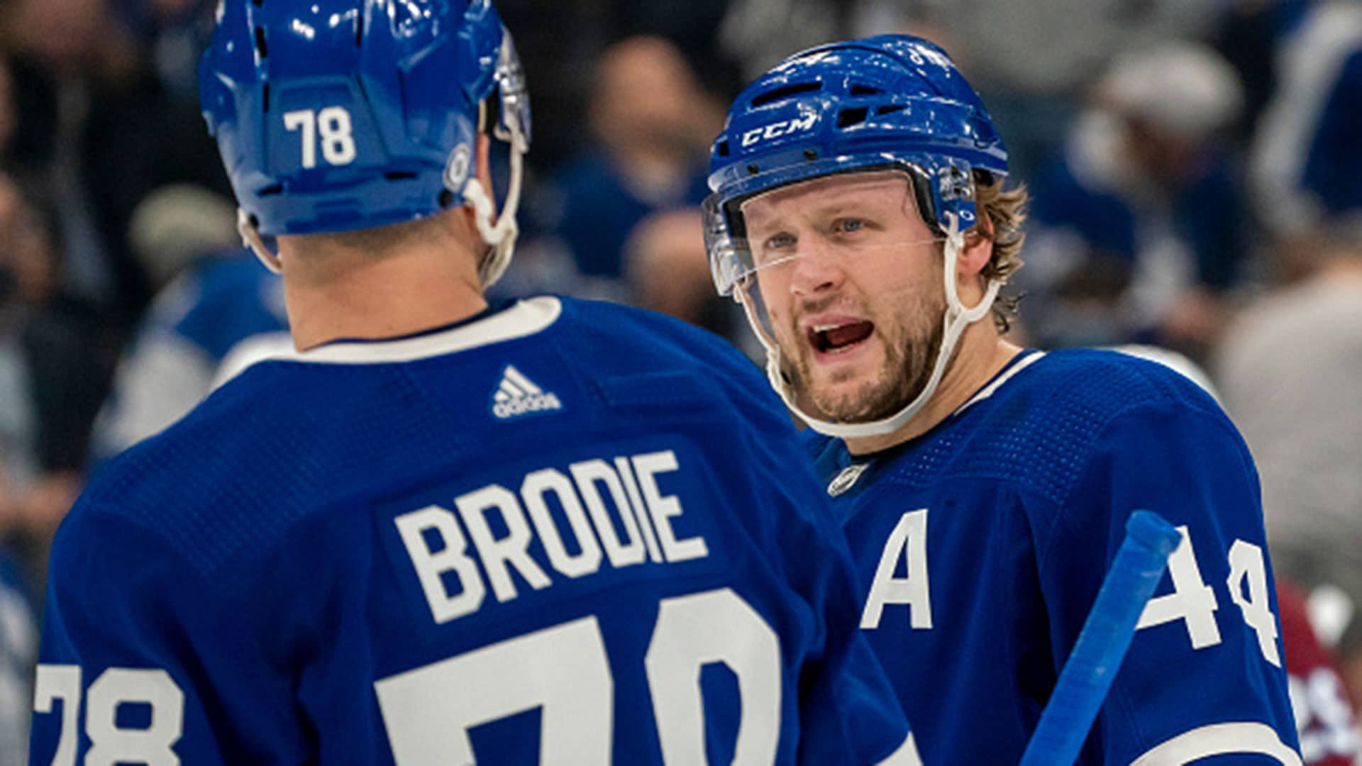 Dubas not looking to rush Rielly Brodie back into Leafs lineup