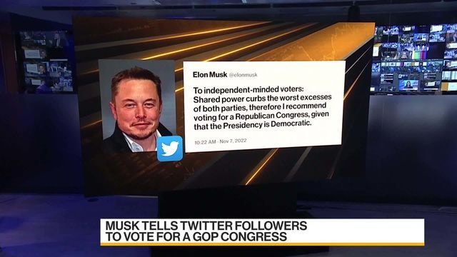 Elon Musk Tells Twitter Followers To Vote For A GOP Congress - Video - BNN