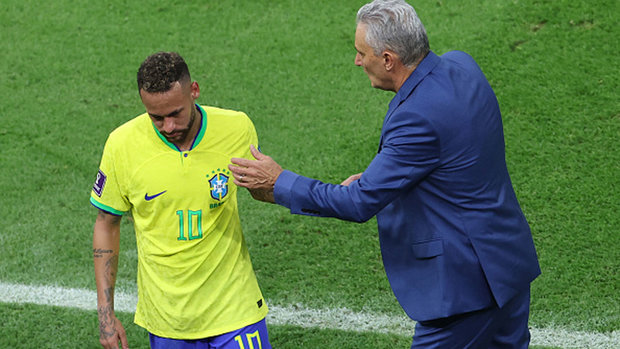 Brazil's Tite manages the message as rumours swirl about Neymar's availability