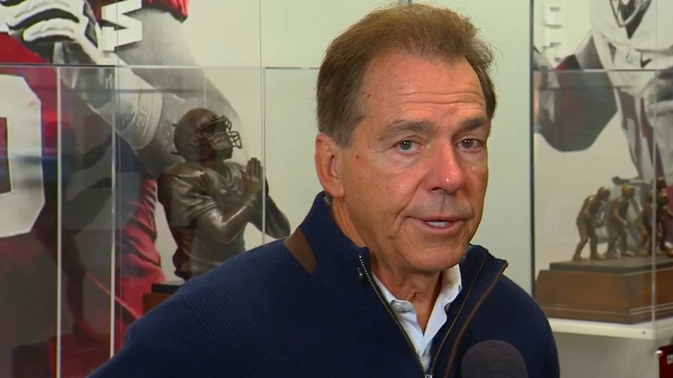Nick Saban disappointed Alabama isn't in the CFP