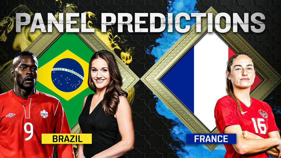 Are Brazil, France the favourites to meet in the World Cup final?