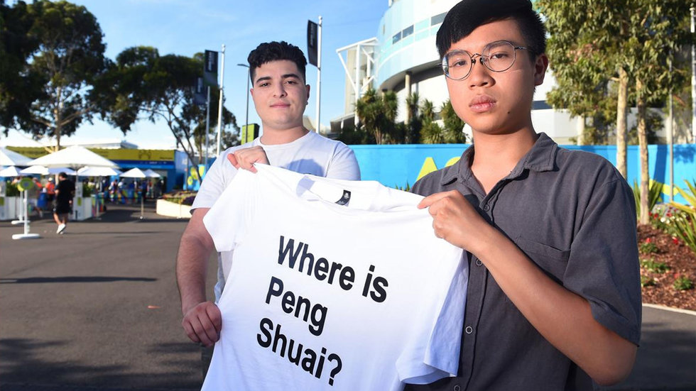 Tennis Australia reverses ban of “Where is Peng Shuai” shirts at Australian Open 