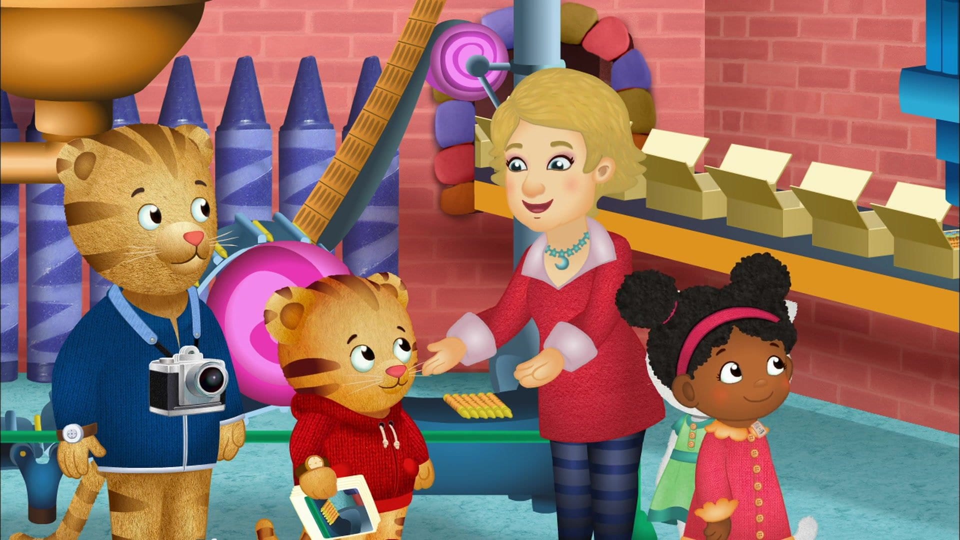 Daniel Tiger's Neighborhood | S1:E18 | A Trip to the Crayon Factory