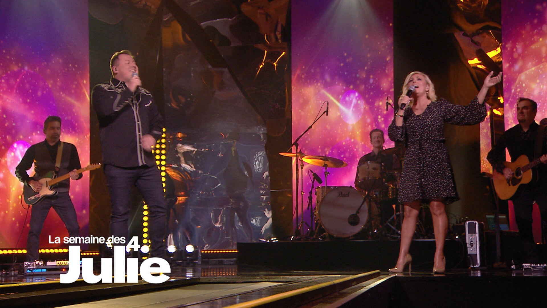 La semaine des 4 Julie Guylaine Tanguay et Maxime Landry interprètent