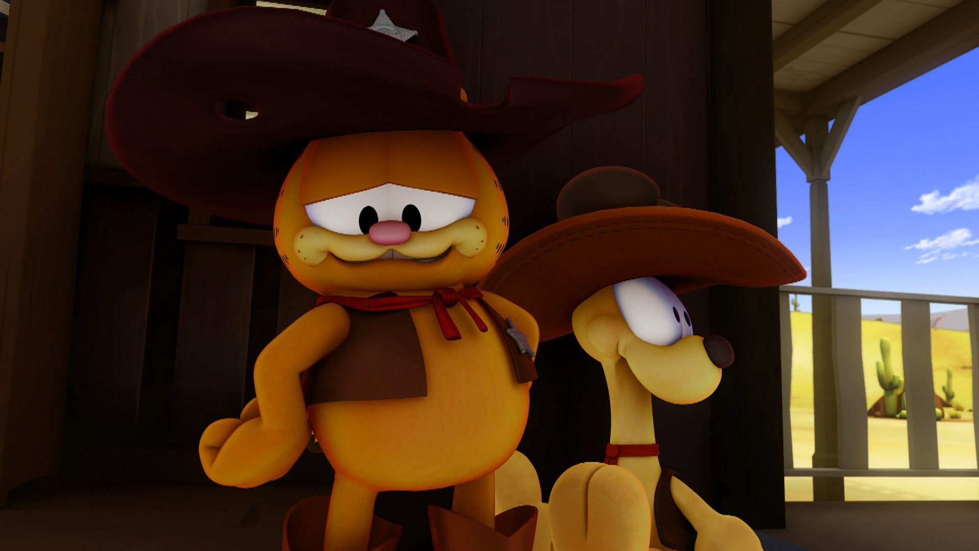 The Garfield Show S4E17 Glitter Gulch Blazing Lasagna Crave