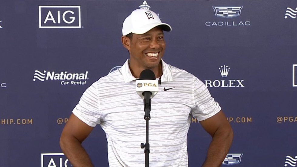Tiger Woods confident heading into PGA Championship
