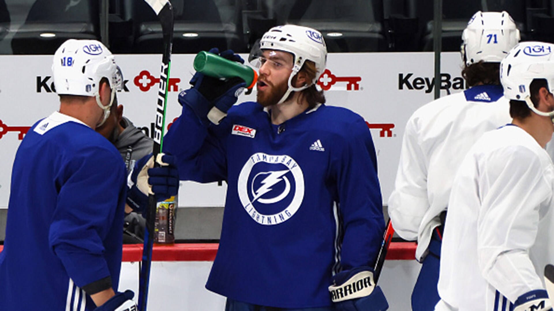 Rishaug shares what he's hearing about Point's availability for Game 1 ...