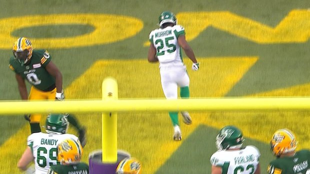 Morrow rushes to restore the Roughriders' lead