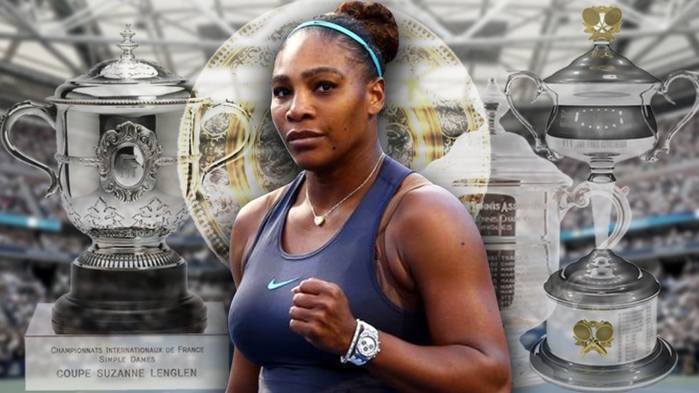 Watch every match point from Serena's 23 slams as she makes her return