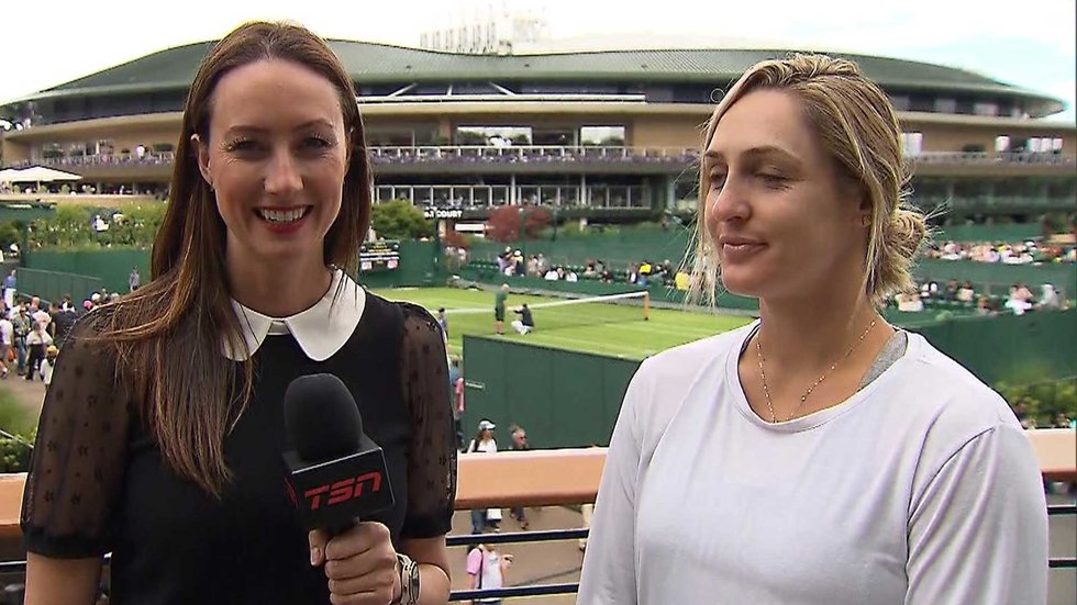 Dabrowski happy to pick up doubles win on Canada Day