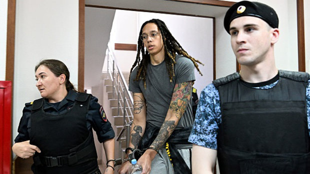 WNBA star Brittney Griner appears in Moscow-area court