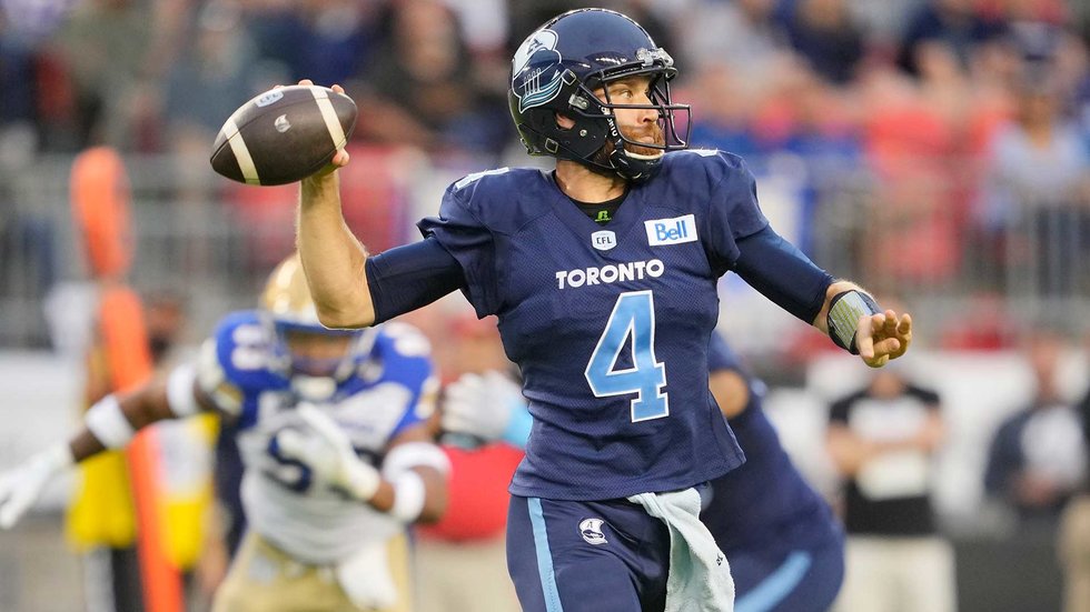 Argonauts' errors help the Blue Bombers stay undefeated on the season
