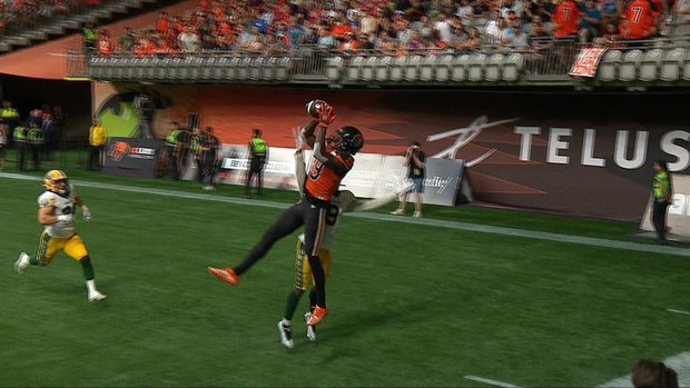 Must See: Rhymes hauls down his third TD of the game