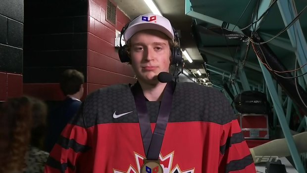 Ritchie on winning the Hlinka Gretzky Cup: 'It's the best feeling in the world'