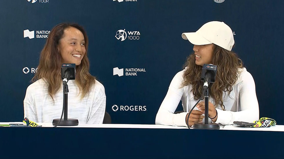 Bianca Jolie shares how special it was to get first WTA win alongside sister Leylah 