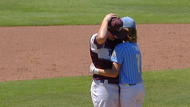 Why We Love Sports: Little Leaguer consoles pitcher after getting hit in the head