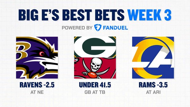 Big E’s Edge: Best bets for NFL Week 3