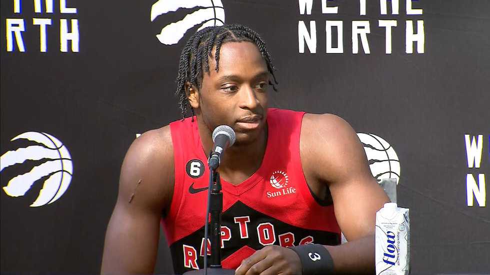 Anunoby on taking on a bigger role: 'I just try and get better every summer'