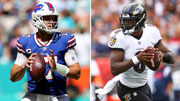 Naylor calls Bills-Ravens a 'fascinating matchup of dual-threat quarterbacks'