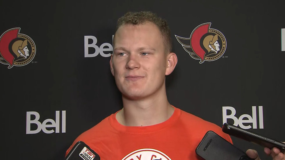 Brady Tkachuk reacts to his brother cracking the Top 50 players list and not himself 