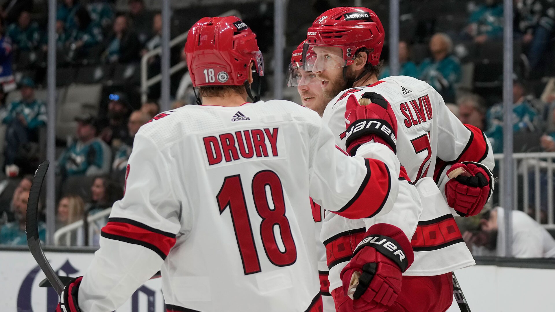 Seth Jarvis scores 2 power-play goals, Hurricanes beat Sharks 6-3, NHL