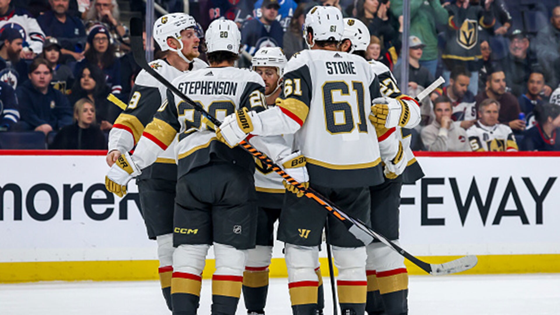 Golden Knights beat Jets 5-3 for 5th straight win to open season