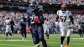 Titans rout Burrow, Bengals 