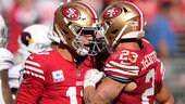 McCaffrey scores 4 TDs to lead the 49ers past the Cardinals : r/sports