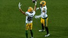 Aaron Rodgers Wears a Canadian Tuxedo in Winnipeg, Manitoba